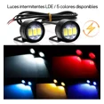 thumbnail image 2 of 12 Led Focos Tipo Xenon Niebla Auto Con Estrobo Para Moto, 2 of 7