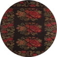 thumbnail image 1 of Ahgly Company Indoor Round Traditional Red Medallion Area Rugs, 4' Round, 1 of 6