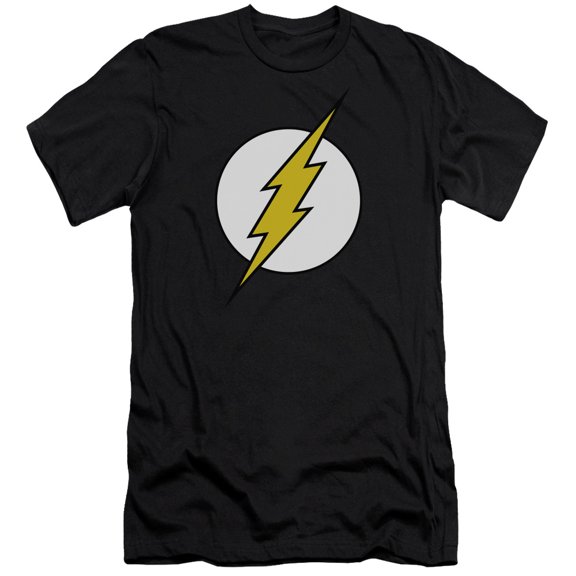 DC Comics Flash Fl Classic S/S Adult 30/1 T-Shirt Black