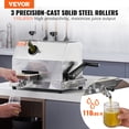 thumbnail image 2 of VEVOR Commercial Sugar Cane Juicer, 110LBS/H High Output Sugarcane Juicer Machine with 3 Stainless Steel Rollers and 2.4" Large Inlet, 2 of 9