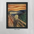 thumbnail image 7 of The Scream Framed Print by Edward Munch, World Famous Wall Art Collection, The Scream Print Will Grace Living Room or Office Decor, 11x14, 2481CH, 7 of 7