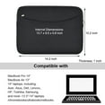 thumbnail image 5 of 2win2buy 14in Portable Laptop Sleeve Case Bag Protective Notebook Carrying Bag with Pocket Slim Cover for 13"-14" MacBook Air/Pro/HP/Dell/Lenovo/Acer/Samsung, 5 of 7