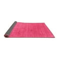 thumbnail image 2 of Ahgly Company Indoor Round Abstract Pink Contemporary Area Rugs, 7' Round, 2 of 4