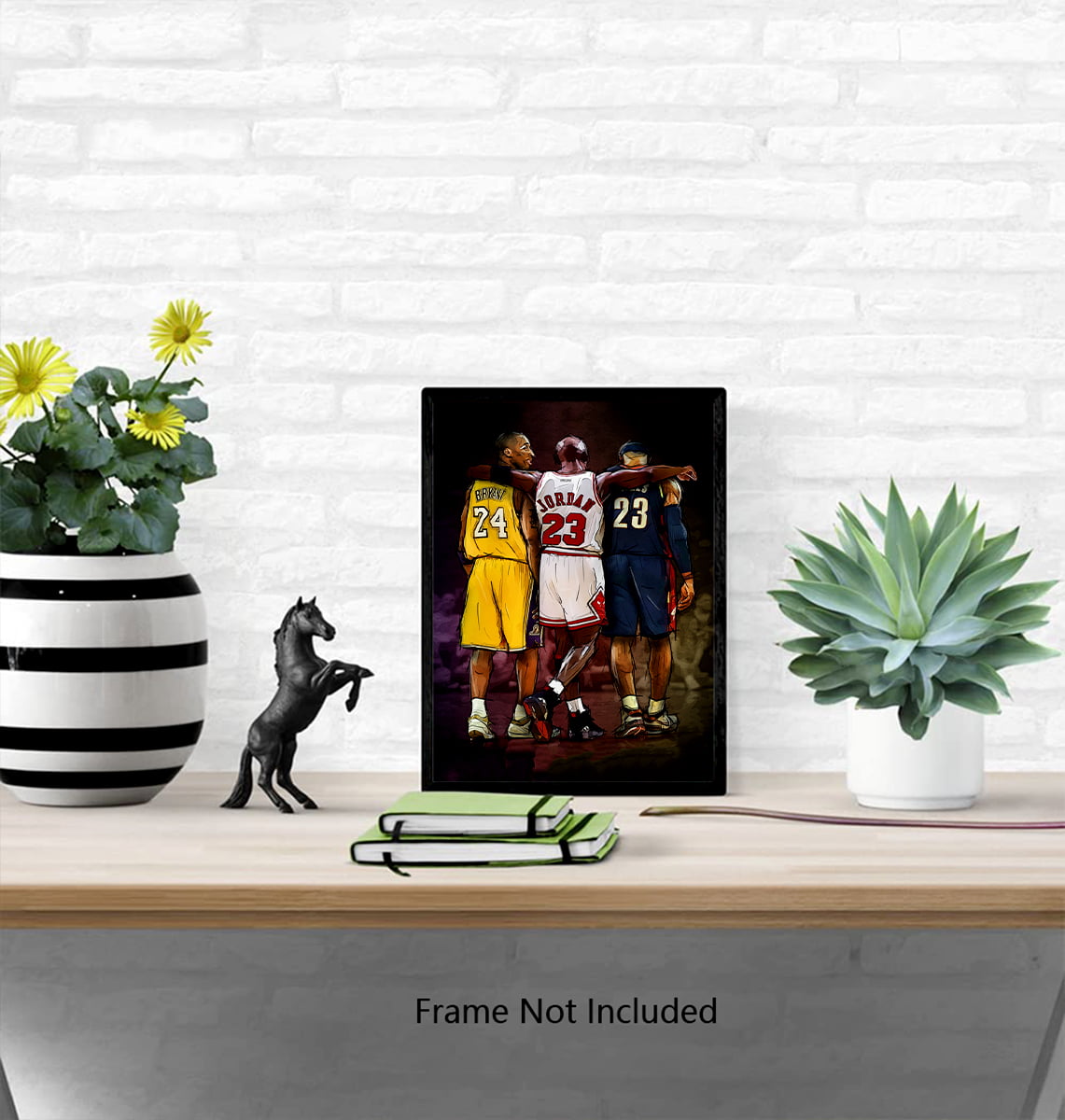 Basketball Player NBA Legends Kobe Mamba MJ Wall Art Decorations Posters  Prints for Basketball Fans Gifts (KOBE1,12x18 inch) : : Home