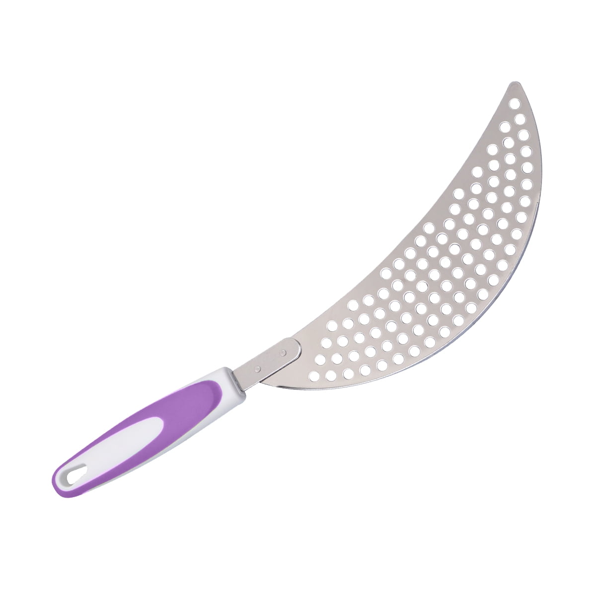 1PC Stainless Steel Spaghetti Pasta Strainer Plastic Handle Pan