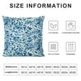 thumbnail image 5 of BANET Pillow Sham, Style Scattered Shapes in Blue Tones , Decorative Standard Queen Size Printed Pillowcase White, 5 of 5