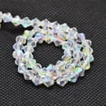 thumbnail image 3 of 10Strand Imitate Austrian Crystal Electroplate Bicone Glass Bead Strands AB Color Plated Grade AA Faceted AB Color Plated 3x3mm Hole: 1mm 120~125pcs/strand 14.8 inch, 3 of 3