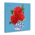 thumbnail image 2 of Stupell Industries Shabby Chic Red Hydrangeas Blue Vase Canvas Art, 24 x 24, by Lucille Price, 2 of 8