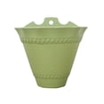 thumbnail image 2 of MMJ Semi Circular Hanging Flower Pot with Drainage Holes Indoor Outdoor Wall Planter for Plants 8.1x7.9x6.7in, 2 of 6