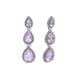 thumbnail image 2 of Aretes Largos De Zirconia Con Corte De Gota Arette Accesorios Temporada, 2 of 4