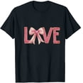 thumbnail image 5 of MaFYtyTPR Valentine's Day Women Printed Tops Trendy Printing Short Sleeve Round Neck Loose Casual T-Shirts Black L, 5 of 5