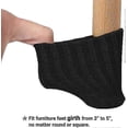 thumbnail image 4 of Pack of 24 Chair Leg Socks, Furniture Socks with Felt Pads, Elastic Knitted Furniture Booties, Double Layered, Non-Slip Floor Protection Chair Protect, 4 of 5