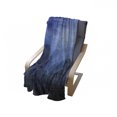 thumbnail image 3 of Fantasy Soft Flannel Fleece Throw Blanket, Moonlight Covers the Jungles of Sri Lanka Hazy Rainforest Scenery View Image, Cozy Plush for Indoor and Outdoor Use, 70" x 90", Green and Blue, by Ambesonne, 3 of 5