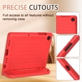 thumbnail image 7 of SUPNICE Kids Case for New Samsung Galaxy Tab A9 8.7 Inch 2023 with Built-in Screen Protector&Handle Stand - Shockproof Light Weight EVA Cover for SM-X110/X115/X117 2023&A7 Lite SM-T220/T225/T227,Red, 7 of 7