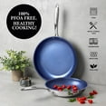 thumbnail image 2 of Granitestone Pro Stainless-Steel Pots & Pans Set Nonstick, Tri-Ply Base, 10 Piece Blue Nonstick Cookware Set includes Frying Pans, Stock Pots & Skillets, Dishwasher & Induction Safe, 2 of 10