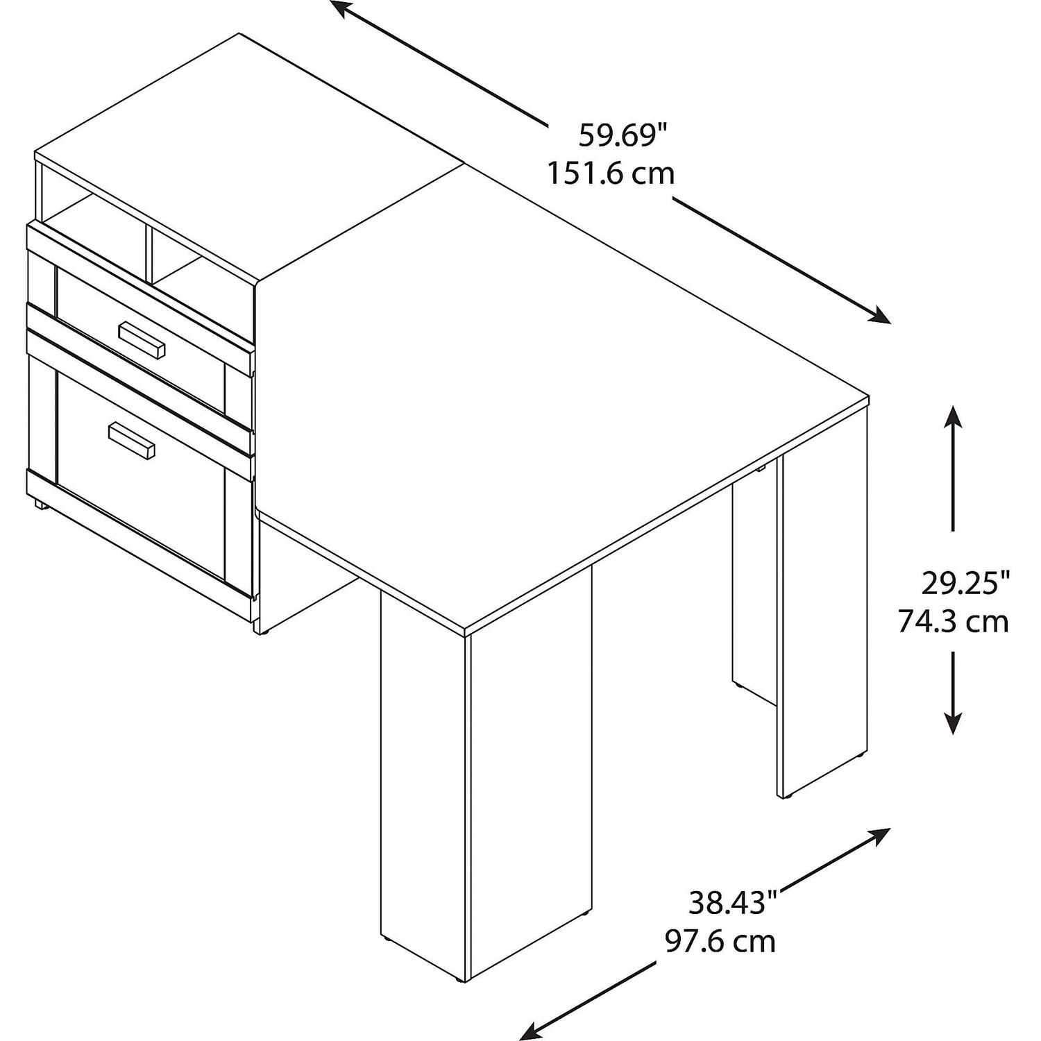 bush wheaton reversible corner desk