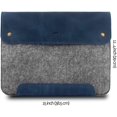 thumbnail image 3 of MegaGear Genuine Leather and Fleece MacBook Bag for 15 & 16 Inch, 3 of 5