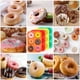 thumbnail image 4 of Jetcloudlive 4 Pzas Molde de Silicona para Donas 6 Cavidades Molde para Donas Antiadherente Fácil de Liberar Bandeja para Hornear Muffins Apilable Molde para Hornear Donas Resistente Al Calor 4 Color, 4 of 10