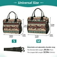 thumbnail image 4 of FORMRS Insulated Lunch Bag Unisex Large Capacity with Shoulder Strap, Tribal Art, 4 of 6