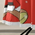 thumbnail image 5 of Coolnut 60" Santa Claus Round Tablecloth, Waterproof Stain and Wrinkle Resistant Washable Decorative Table Covers for Kitchen Dining Tabletop Party Outdoor Picnic, 5 of 7