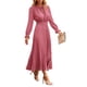 thumbnail image 1 of Vestido PRETTYGARDEN XXL Manga Larga Escote en V Rosa, 1 of 8