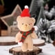 thumbnail image 1 of Birthday Desktop Decorations Decoration Arrangement Christmas Resin Mini Christmas Tree Small House Decoration Photo Props Bear, 1 of 6