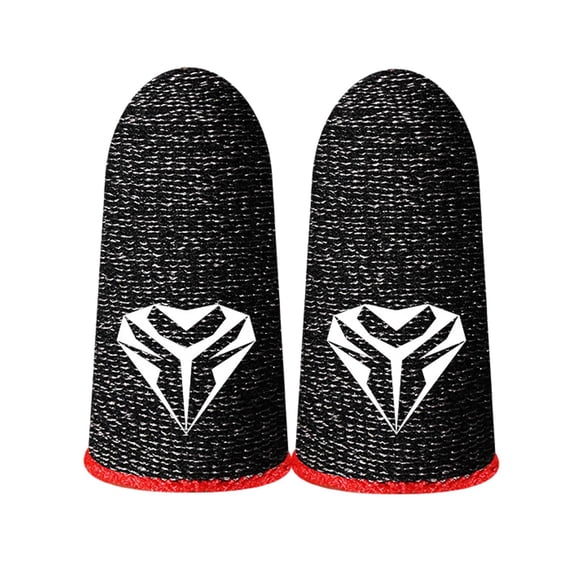 Wxqbjtam Mobile Finger Thumb Sleeves Gaming Red