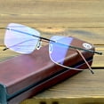 thumbnail image 1 of Gafas De Aleación De Titanio Sin Montura , Lentes Multifocales Progresivos De Revestimiento De 12 Capas , Lectura Cercanas + 0,75 A + 4, 1 of 4