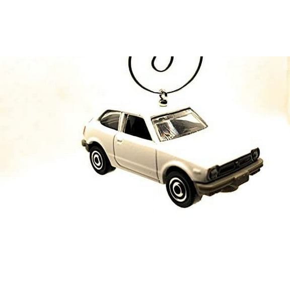 1976 Honda CVCC Christmas Ornament 1:64 White