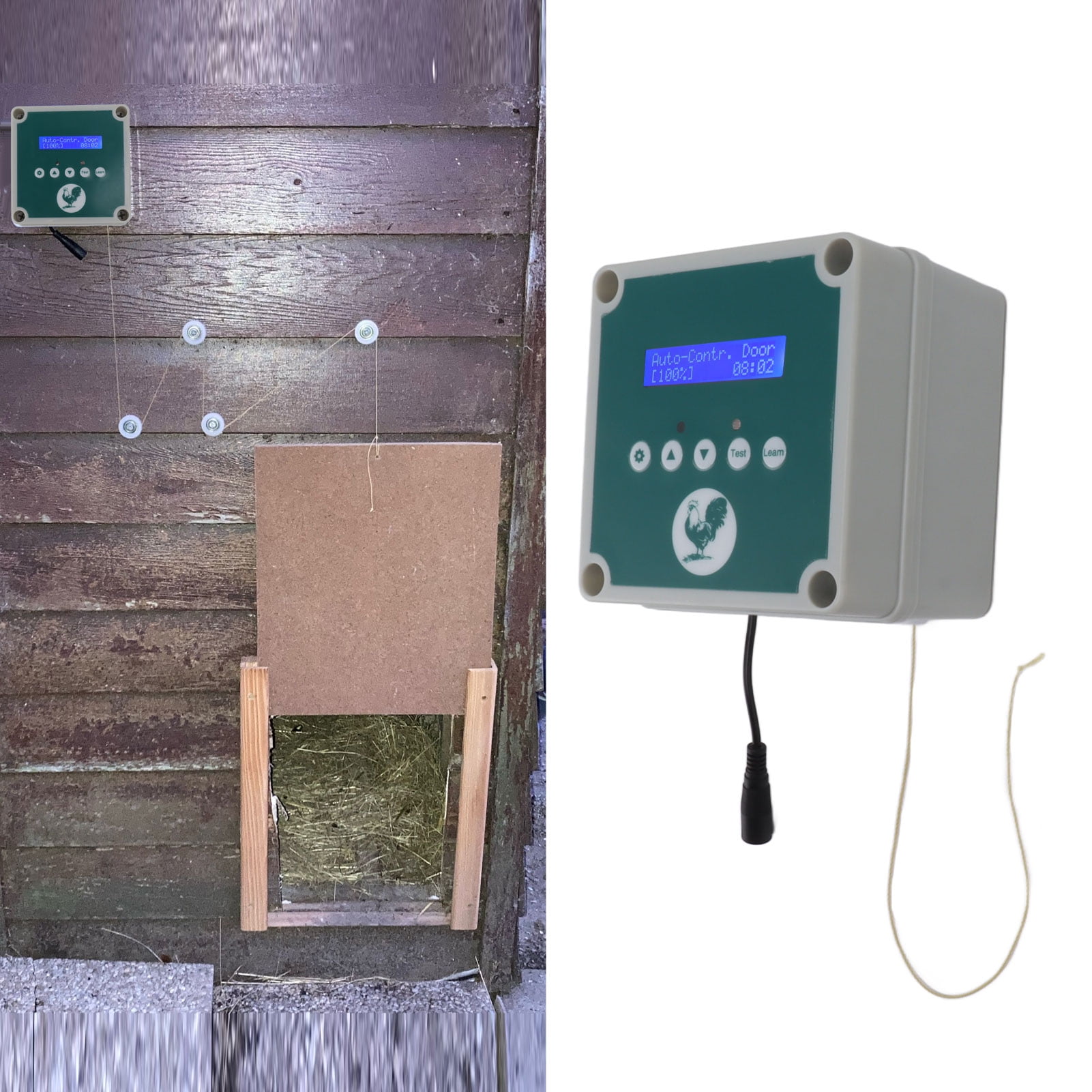 Automatic Chicken Coop Door Controller Remote Control Chicken Coop Door