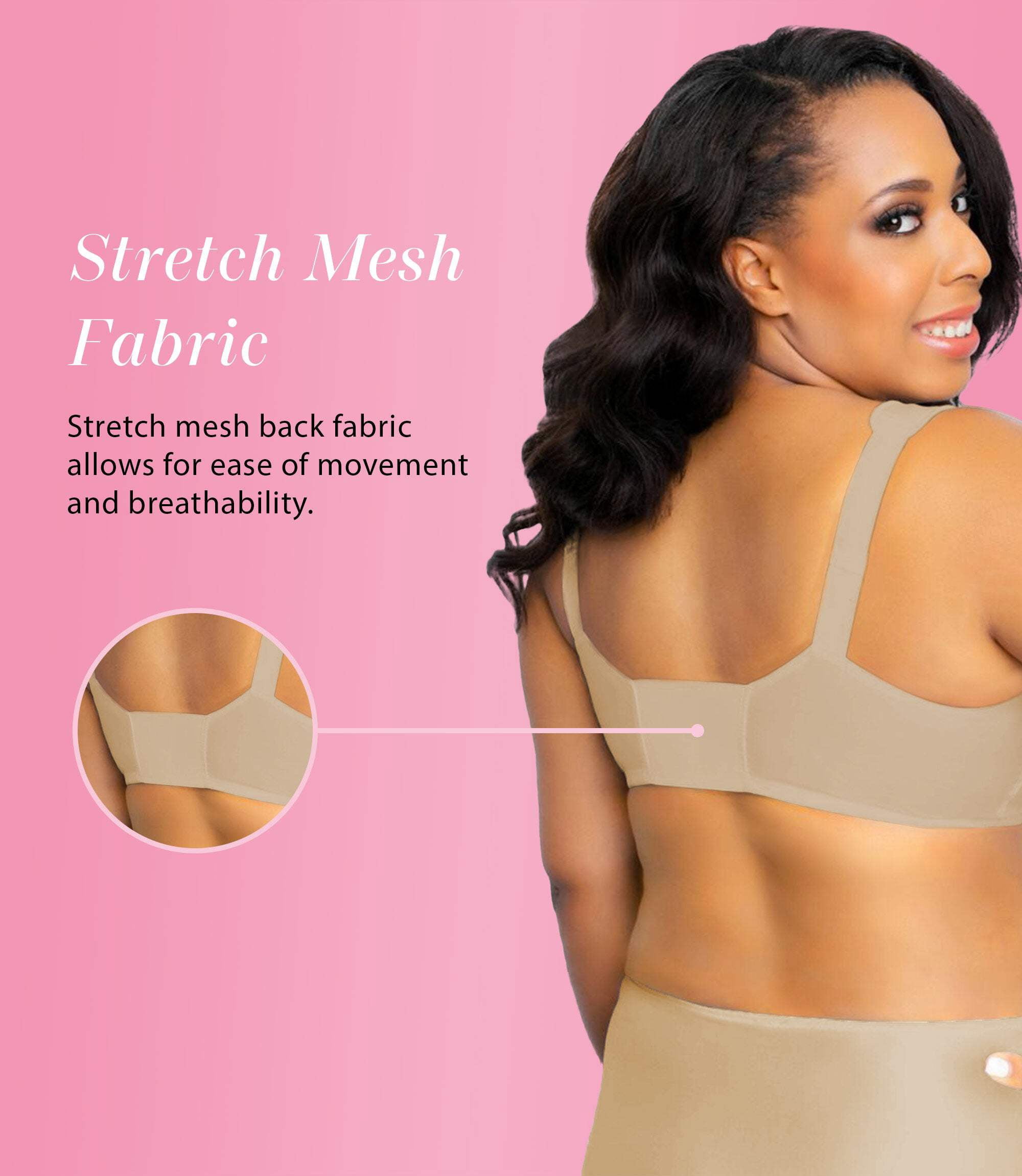 Exquisite Form 5100530 Fully® Classic Wireless Full-Coverage Bra with Front Closure