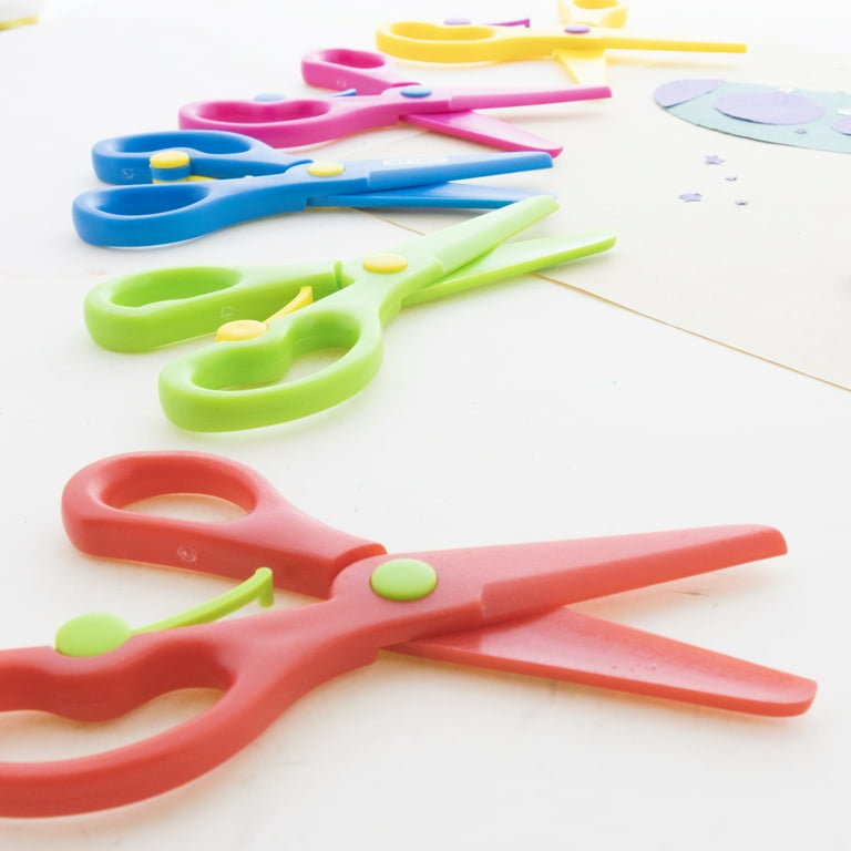 HEQUSIGNS 36 Pack Scissors Bulk for Kids, Safety Blunt Tip Student