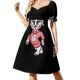 thumbnail image 2 of Vestido de manga corta de Wisconsin, vestidos de mujer, vestidos de verano para eventos especiales, vestidos elegantes, tallas grandes, 2 of 7