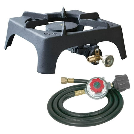 Sportsman Series Single Burner Cast Iron Stove With Regulator Hose