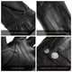 thumbnail image 5 of Guantes de piel de oveja genuina MAGILINK para hombre (Khaki-M), 5 of 6