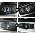 thumbnail image 1 of jfqm LHD RHD Headlight Lamp Rotary Button Foglight Switch Cover Panel Trim Fit for BMW 5 6 7 X3 X4 Series F10 F11 F07 F06 F01 F25 F26 (Color : Button A), 1 of 6