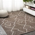 Diamond Trellis Indoor Outdoor Area Rug 4X6 Brown/Beige - Walmart.com