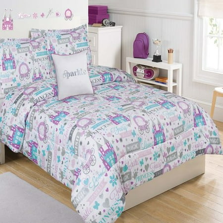 sparkle princess 3pc comforter set with decorative pillow sparkle princess 3pc comforter set with decorative pillow