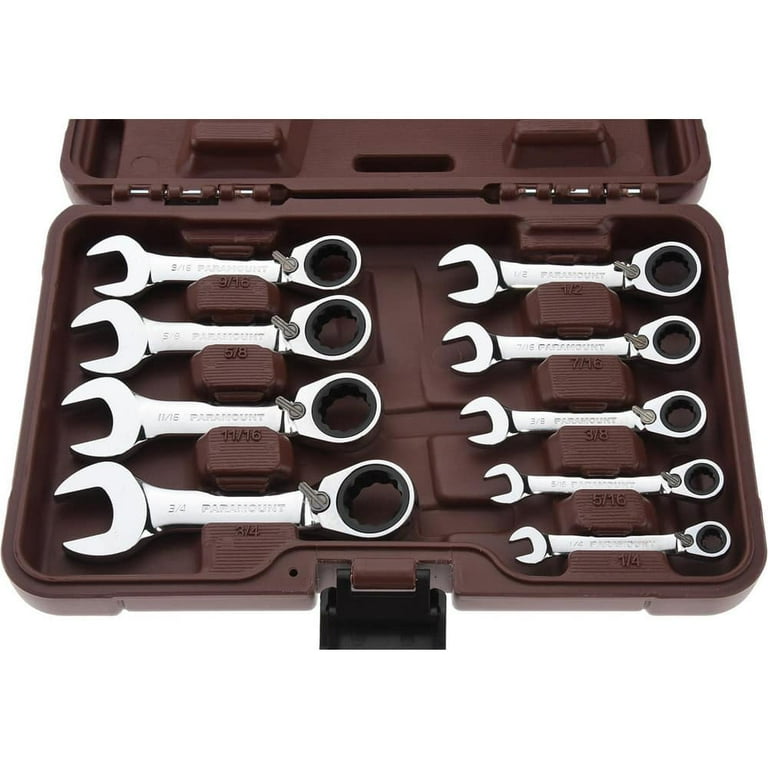 Paramount ratcheting wrench set outlet