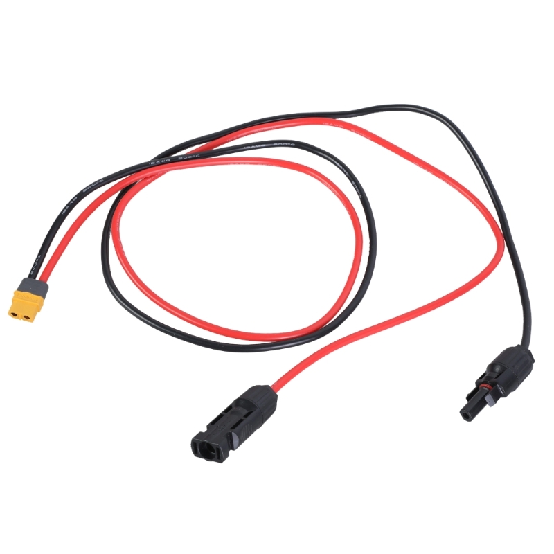 12AWG XT60 to MC4 Solar Panels Cable Extension Cable For Power Station Connector Mobile Energy Storage Battery Charging