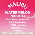 thumbnail image 4 of Malibu White Rum with Watermelon Liqueur, 750 ml Bottle, 21% ABV, 4 of 8