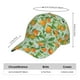 thumbnail image 2 of Fotbe Tangerine Gorro Clásico de Béisbol, Gorra Ajustable con Broche Snapback, Gorro de Exterior de Algodón Suave, 2 of 6