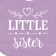 thumbnail image 4 of Inktastic Little Sister Girls Baby Bib, 4 of 4