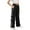 Black, variant on AWZXDE Girls Pants for Big Kids Side Detail Elastic Waist Drawstring Casual Trousers for Daily Wear Navy,11-12 Years