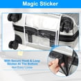 thumbnail image 4 of Unique Bargains 3Pcs Luggage Covers, 20 24 28 Inch Waterproof PVC Suitcase Cover Protectors, Silver-grey, 4 of 6