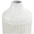 thumbnail image 5 of DecMode 17" Ribbed Speckled Gray Metal Vase, 5 of 14
