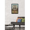 thumbnail image 2 of Lantern Press - Flagstaff, Arizona, Route 66 Wall Poster, 14.725" x 22.375" Framed, 2 of 5