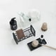thumbnail image 4 of Organizador de fregadero de cocina con soporte de esponja, almacenamiento para cepillos de limpieza fregadero de cocina, jabonera, escurridor con bandeja de drenaje, multifuncional, negro Zhivalor WLJ-1107, 4 of 4