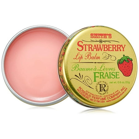 Rosebud Charms 2 - Rosebud, Strawberry Lip Balm Tin, 0.8 Ounce