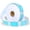 Blue, variant on Smile Raffle Tickets Roll Each Tickets 1''x2'', for Events, Entry, Class Reward, Fundraiser & Prizes,1000 Tickets/Single Roll -Purple